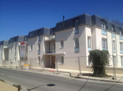 Construction de logements collectifs à Bourges dans le Cher, région Centre-Val de Loire, par l'entreprise Dubuget SA